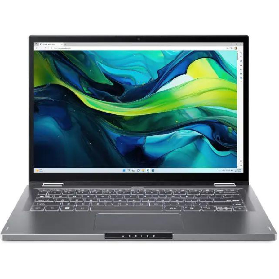 ACER ASPIRE SPIN 5 ASP14 51MTN 74KV INTEL CORE 7 150U 16GB 512GB Intel Graphics 96 EU 14" IPS WUXGA TOUCH W11 OHS - utama