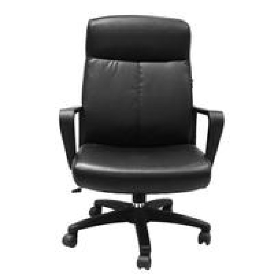 Kursi Kantor Sandaran Tinggi - Hitam (Umbre) - depan