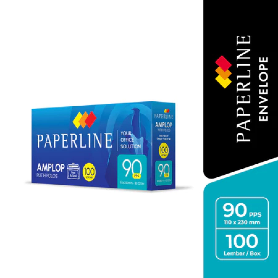 Amplop Putih Polos Banker Paperline 90 Pps