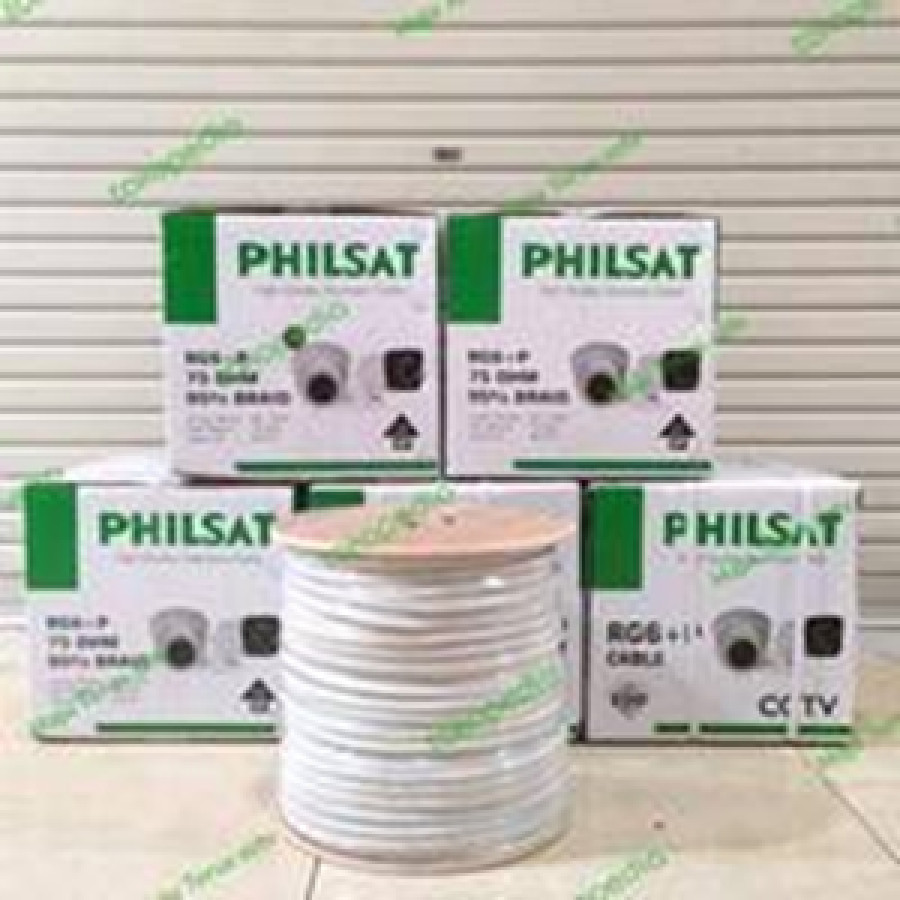 KABEL PHILSAT RG59+ POWER 300M KABEL CCTV