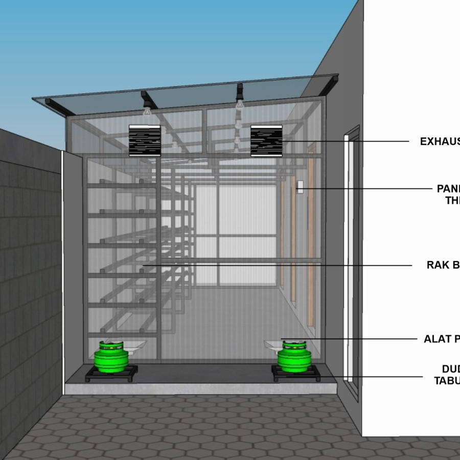 Rumah Pengering Mie Mocaf - utama