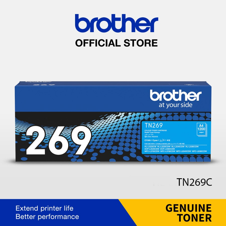 Toner Original  Brother TN259 Cyan