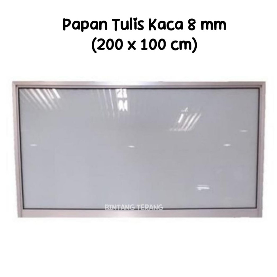Papan Tulis Kaca 200 x 100