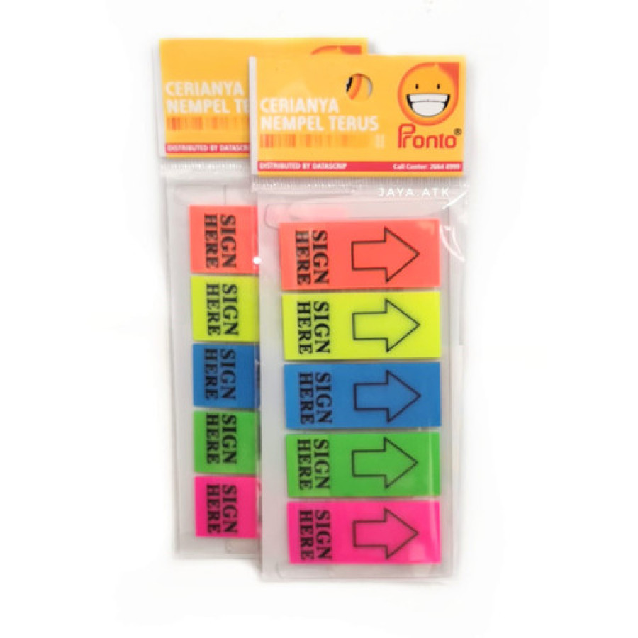 Stiker Penanda/Post it PRONTO - SIGN HERE