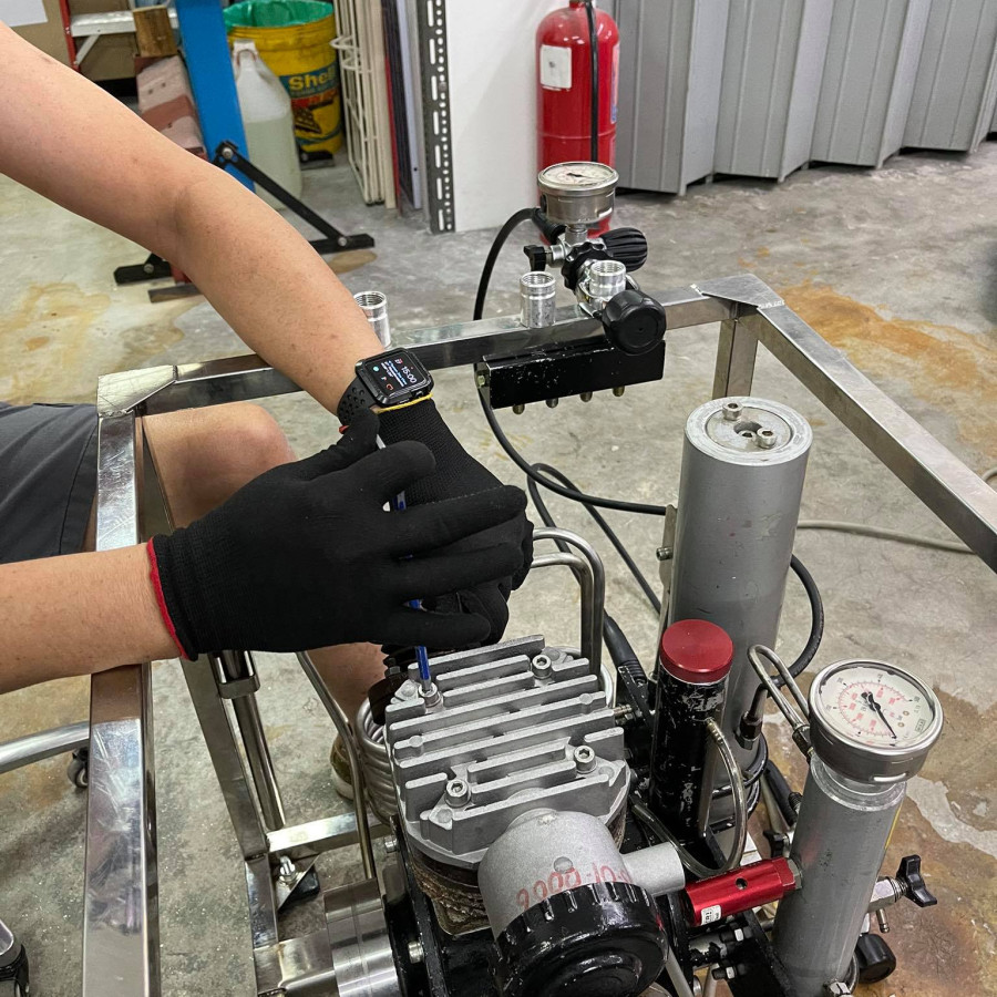 Service Compressor Bauer PE100 - utama