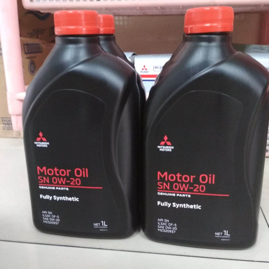 ENGINE OIL MITS SN 0W 20 - samping