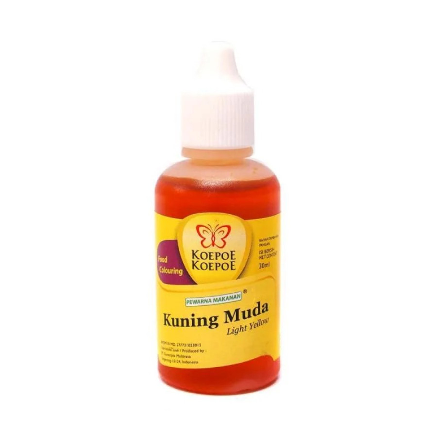 Pewarna Makanan Koepoe Koepoe - Kuning Muda