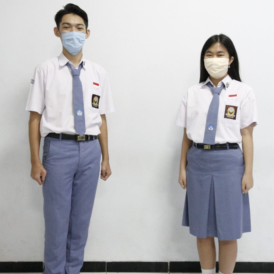 SERAGAM OSIS SMA SMK PUTRA PUTRI - samping