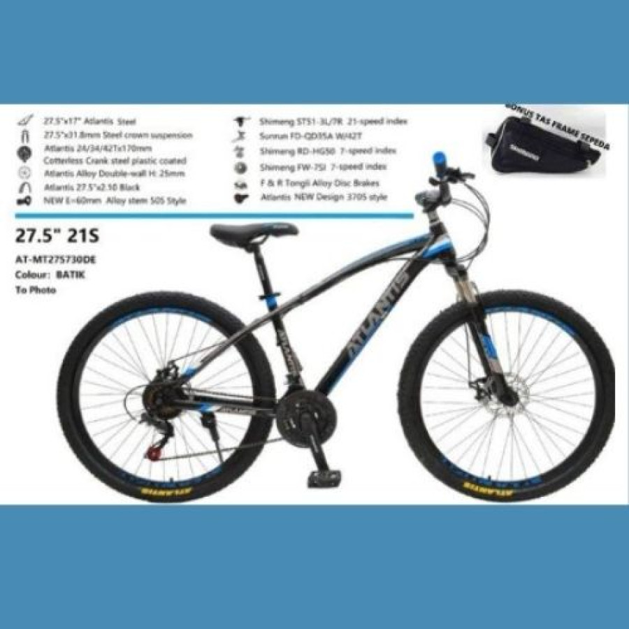 Sepeda MTB Atlantis Ukuran 27.5