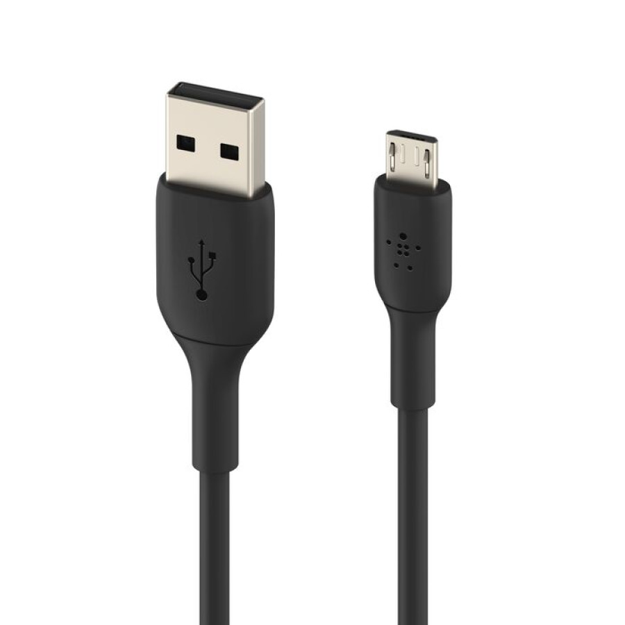 BELKIN BoostCharge USB-A to Micro-USB Cable (1m / 3.3ft, Black) [CAB005bt1MBK]