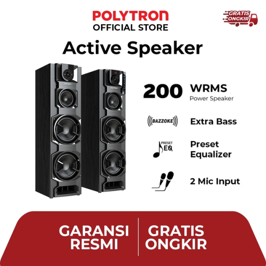 Speaker Aktif Polytron - depan