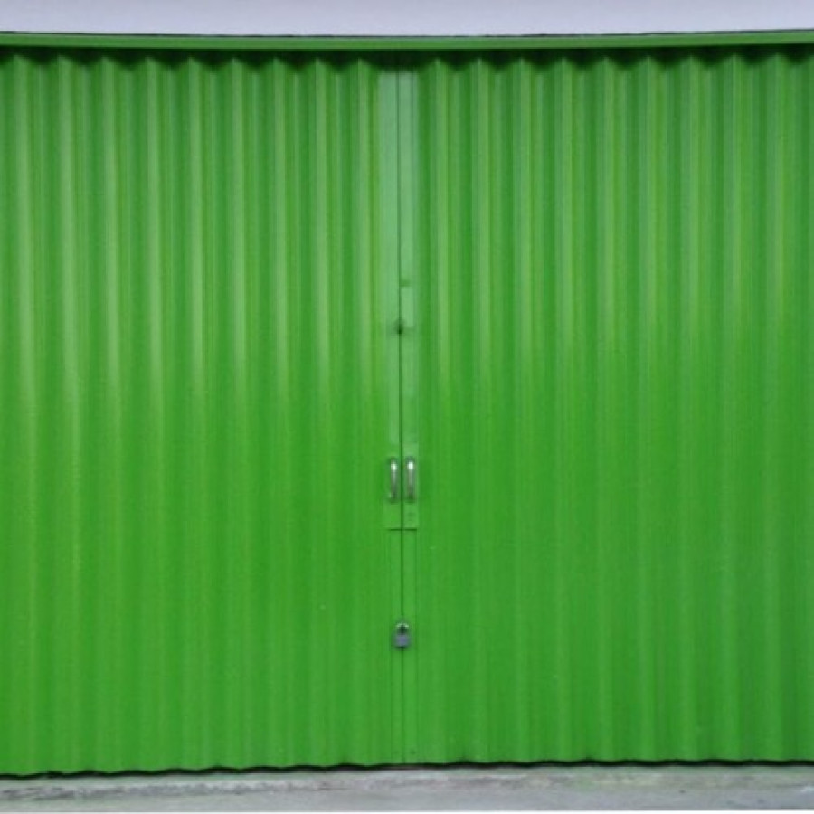 Pemasangan 1 m2 folding gate galvalum