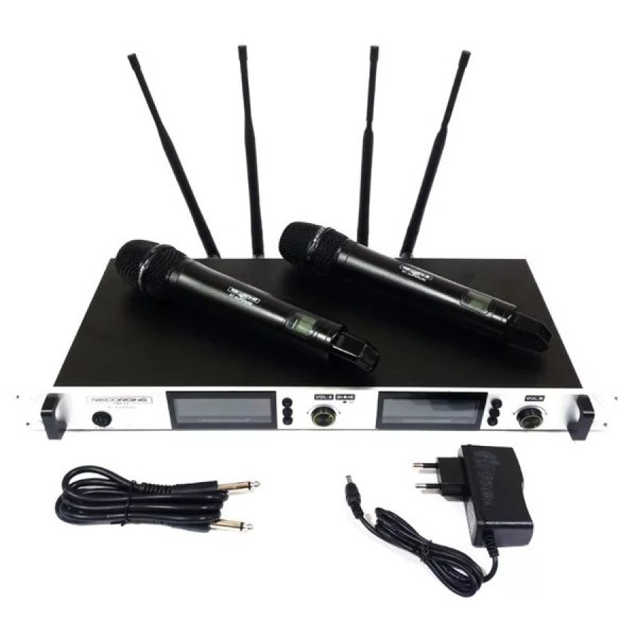 Mic Wireless 2 Channel Recording Tech