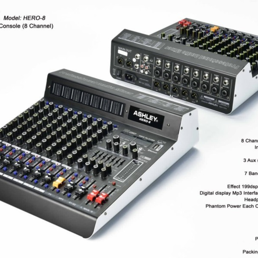 Mixer Audio Ashley Hero 8 (8 Channel)