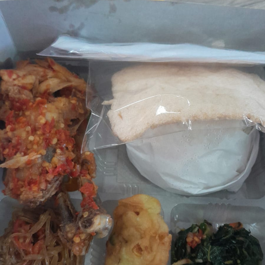 Nasi Dus Godhong Jeruk Paket A - detail