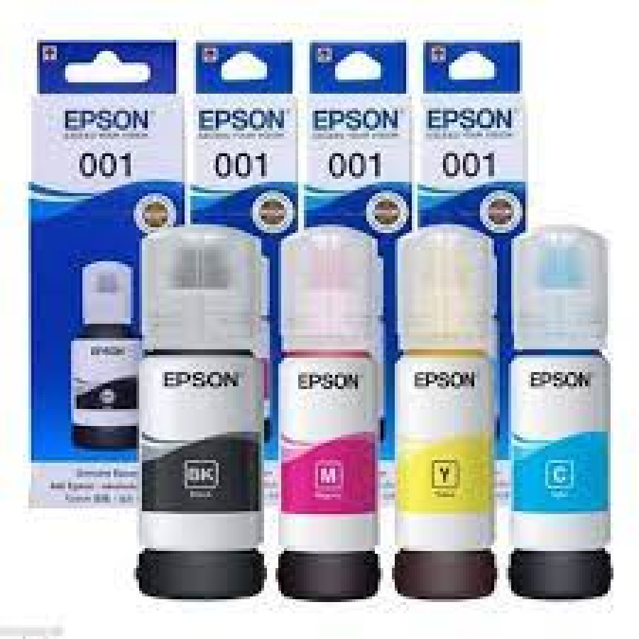 Tinta Printer Epson Hitam/Warna No 001