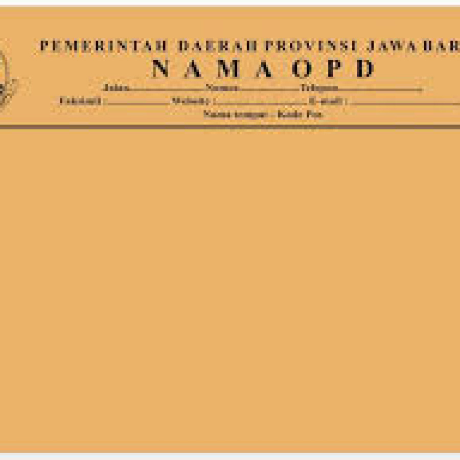 Amplop Dinas Besar Custom - utama