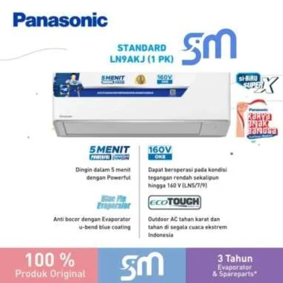 AC Panasonic 1 PK CS-LN9AKJ LN9 9AKJ