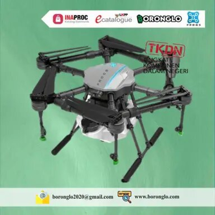 Drone Sprayer - Frogs Sekar Agri 16L Basic Mendukung Quick Win