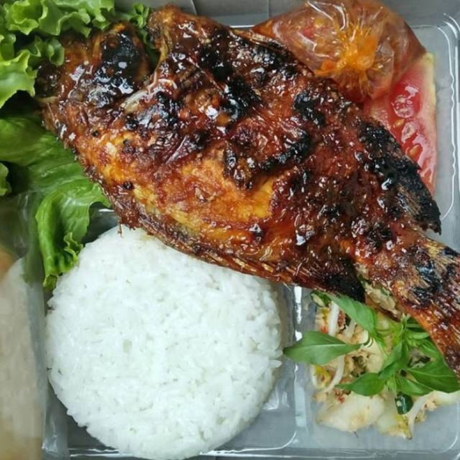 Nasi Box Paket Ikan Bakar