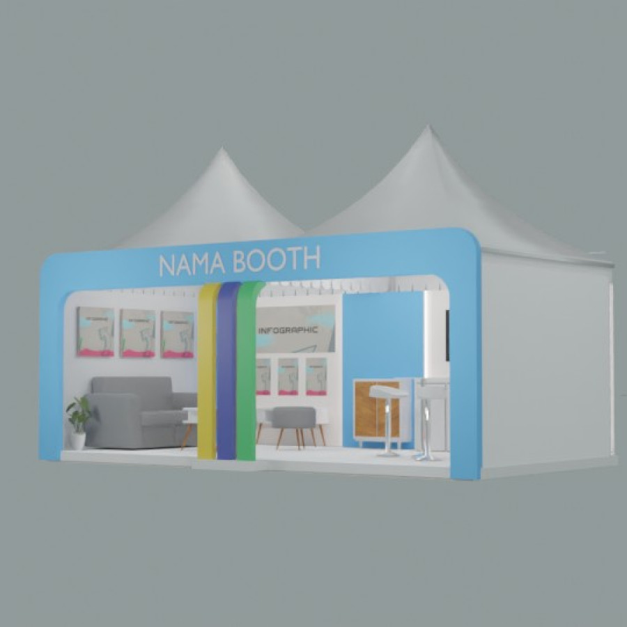 Paket Pameran (Sewa Booth, Sewa Tempat dan Perlengkapan Pameran) - samping