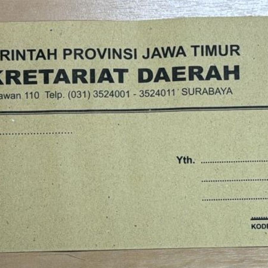 Amplop Dinas - depan
