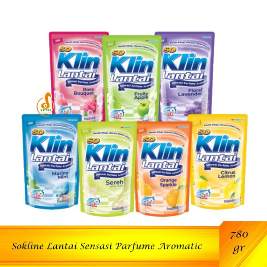 SO KLIN LANTAI FINE FRAGRANCE PURPLE TWILIGHT 780 ML REFILL - utama