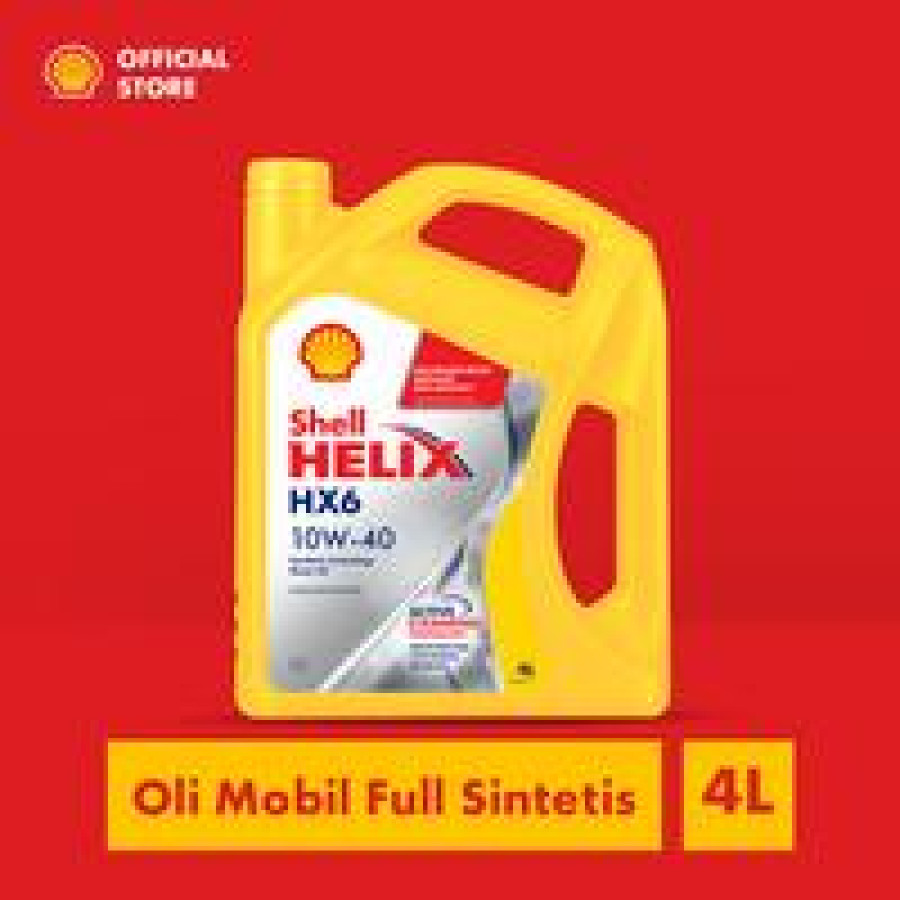 Oli Mesin Mobil Shell Helix HX6 10W-40 (4L)