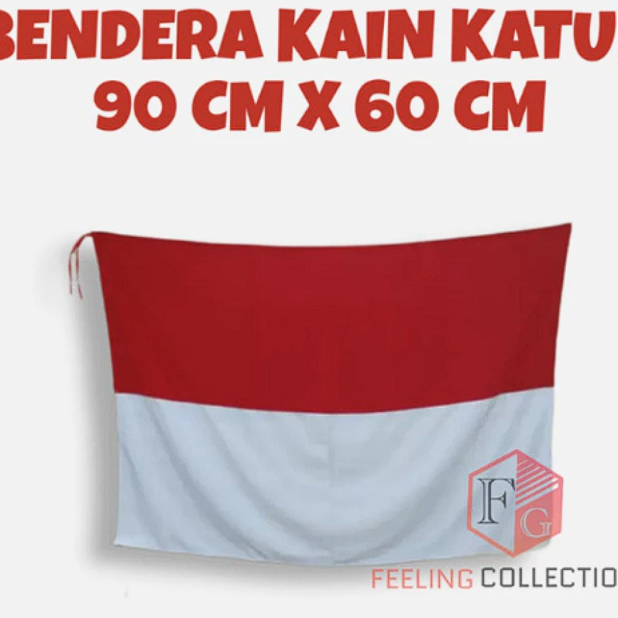 Bendera Merah Putih Ukuran 60 x 90 CM