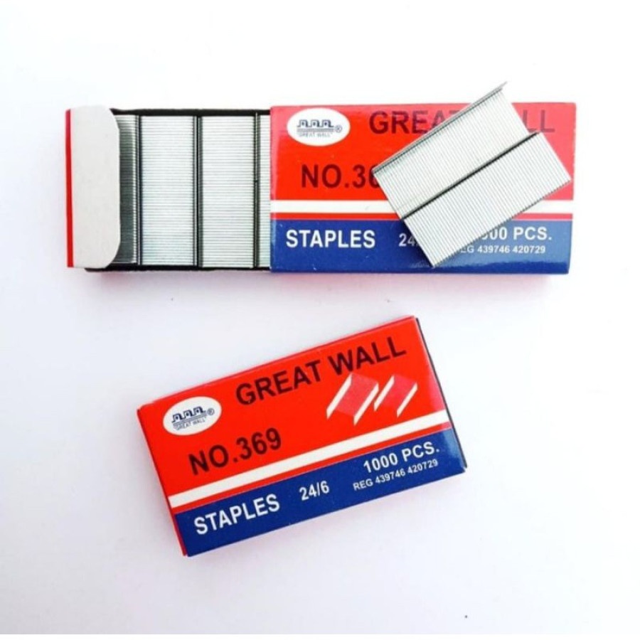 Isi Staples Great Wall Besar No.369 / Refill Stapler Besar No.369