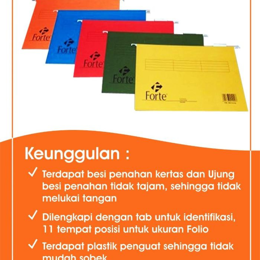 Map Gantung / Suspension Filling Folder Merk FORTE - utama