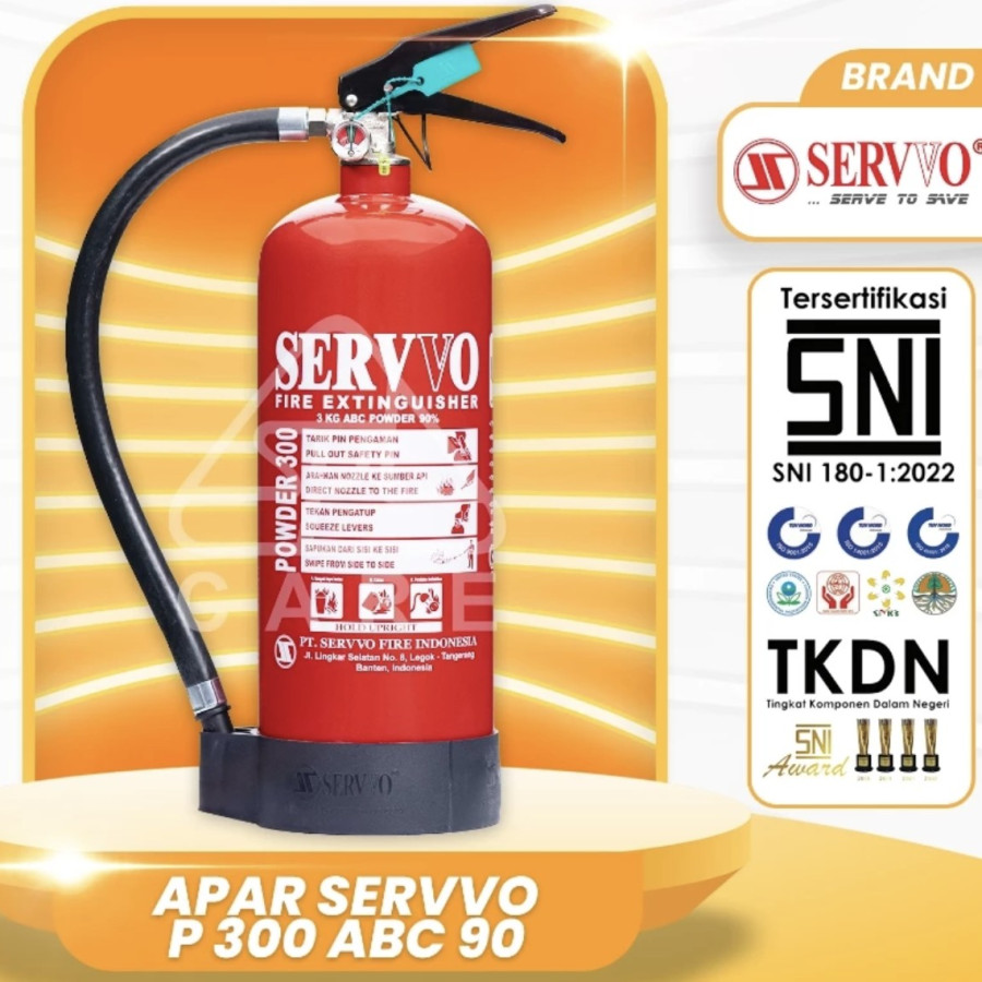 APAR SERVVO 3KG Dry Chemical Powder - utama