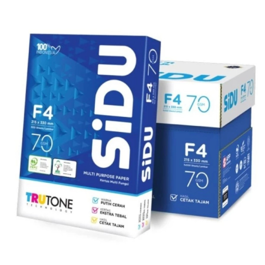 Kertas HVS F4 70 gr SIDU