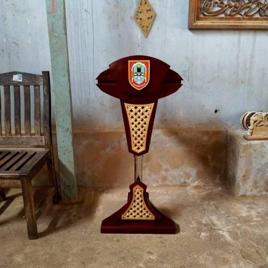 Mimbar Podium Custom Hidrolis