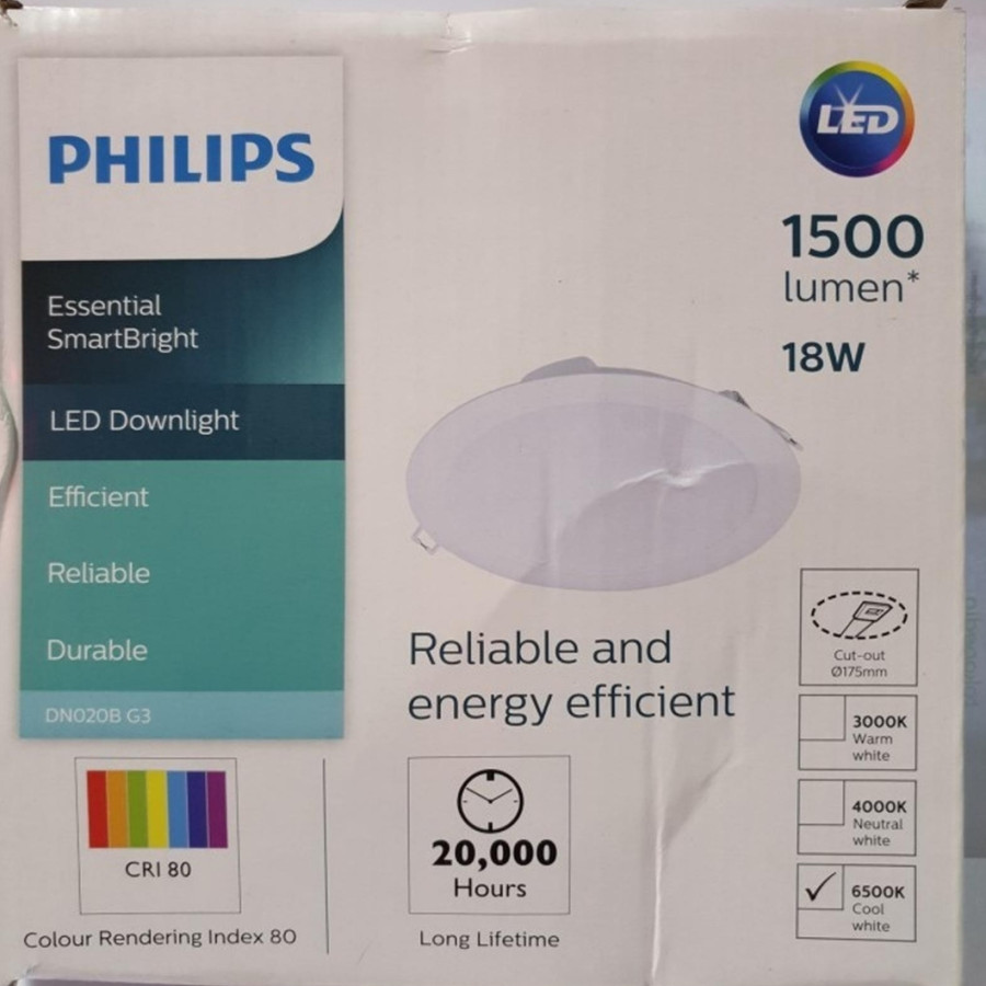 Lampu Panel LED Philips 18 watt