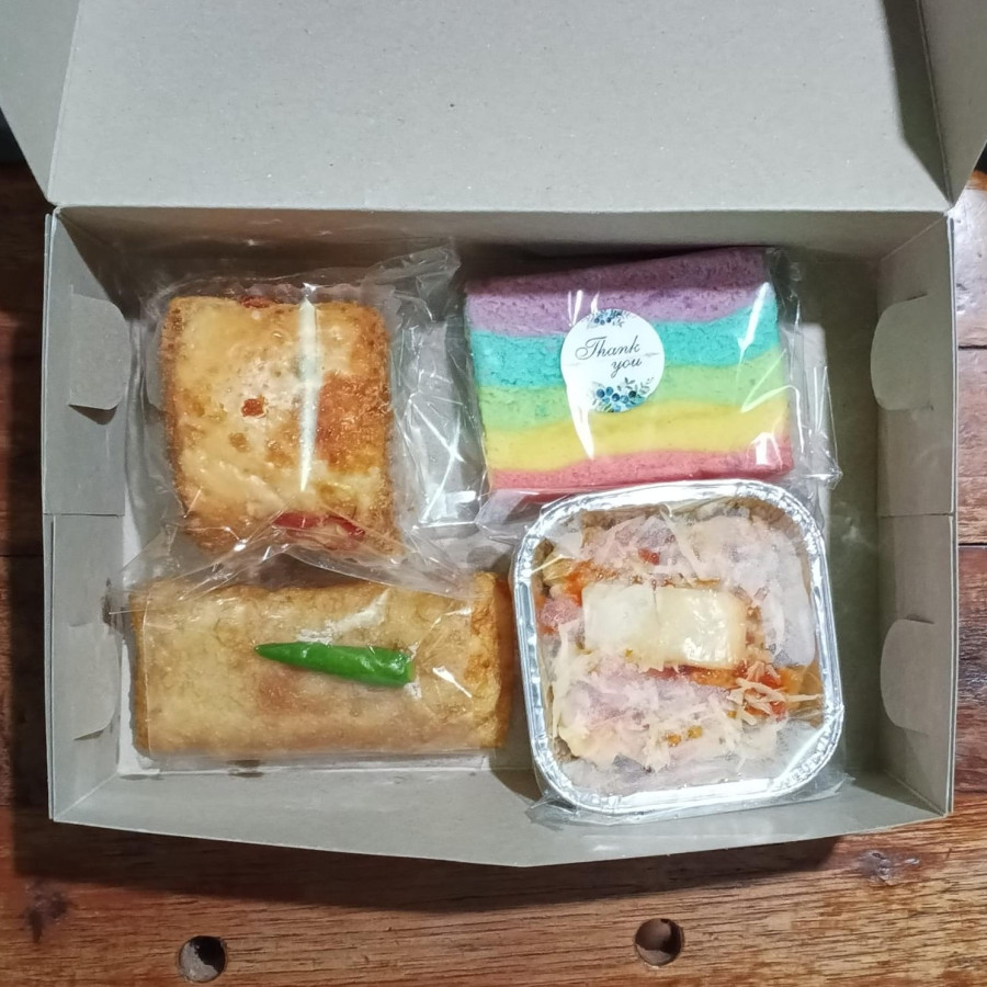 SNACK BOX 4 ITEM + AIR MINERAL