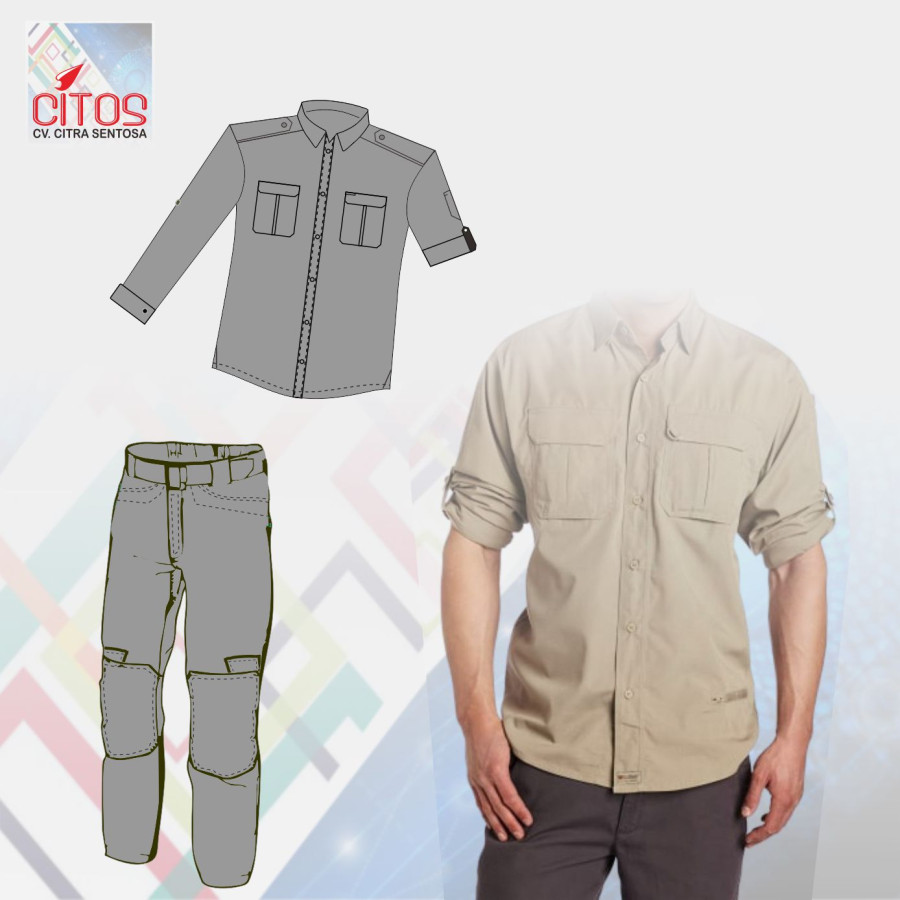 Setelan Baju/Kemeja Celana Wearpack/Tactikal