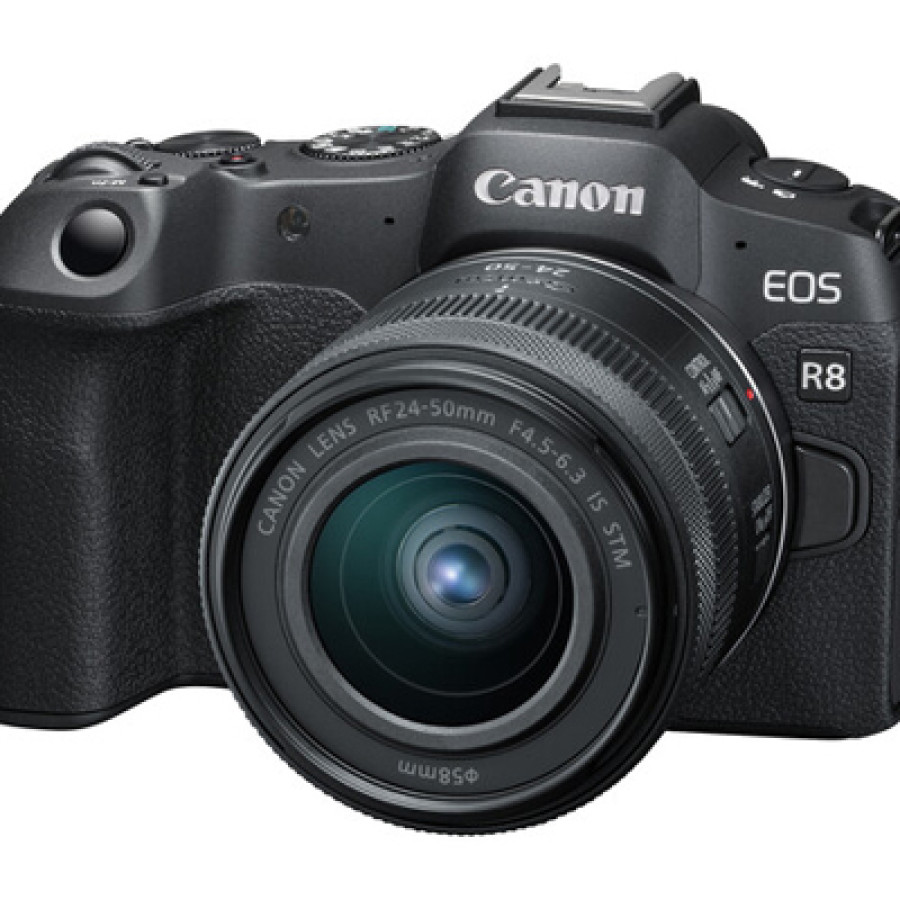 Canon EOS R8 Mirrorless Camera with RF 24-50mm f4.5-6.3 IS STM Lens - utama