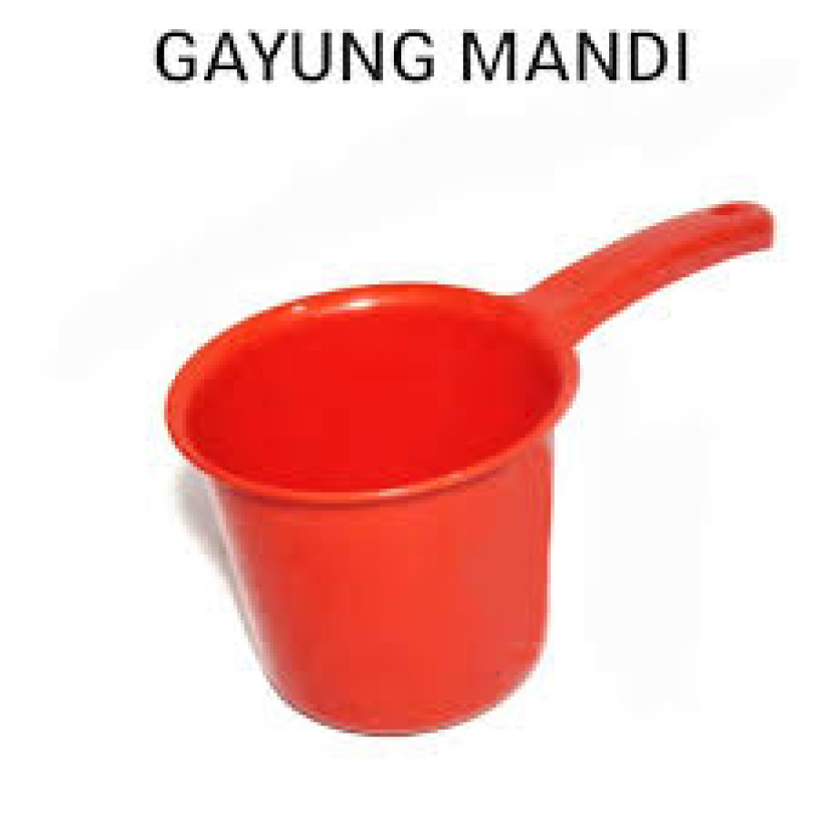 Gayung Mandi Plastik Gayung Air Pendek