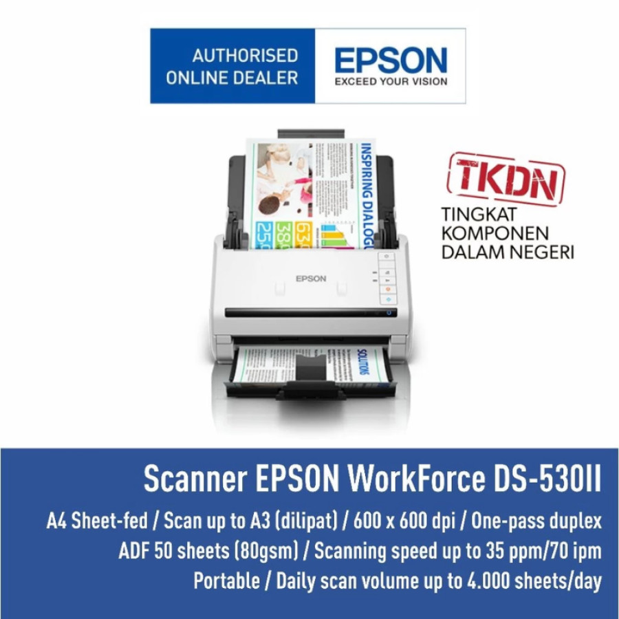 Scanner F4 Epson - depan