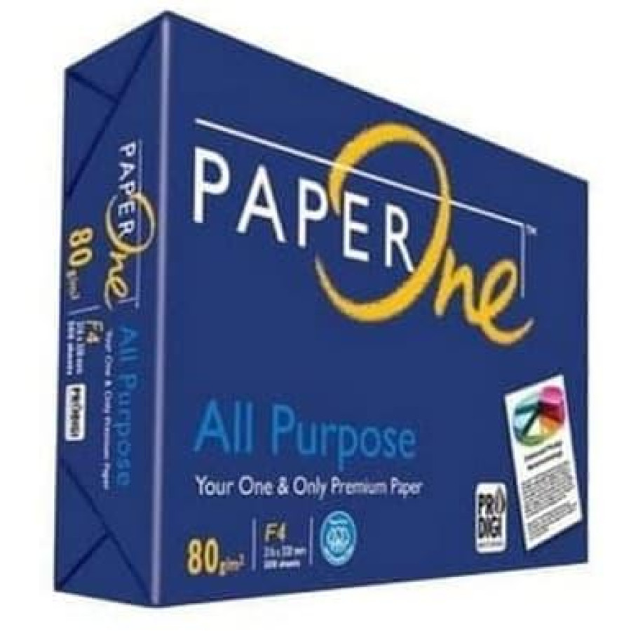 Kertas HVS F4 80 Gram, PAPER ONE,SIDU
