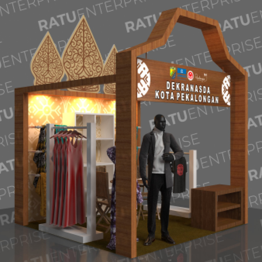 Dekorasi Stand Pameran Inacraft 2025 - samping