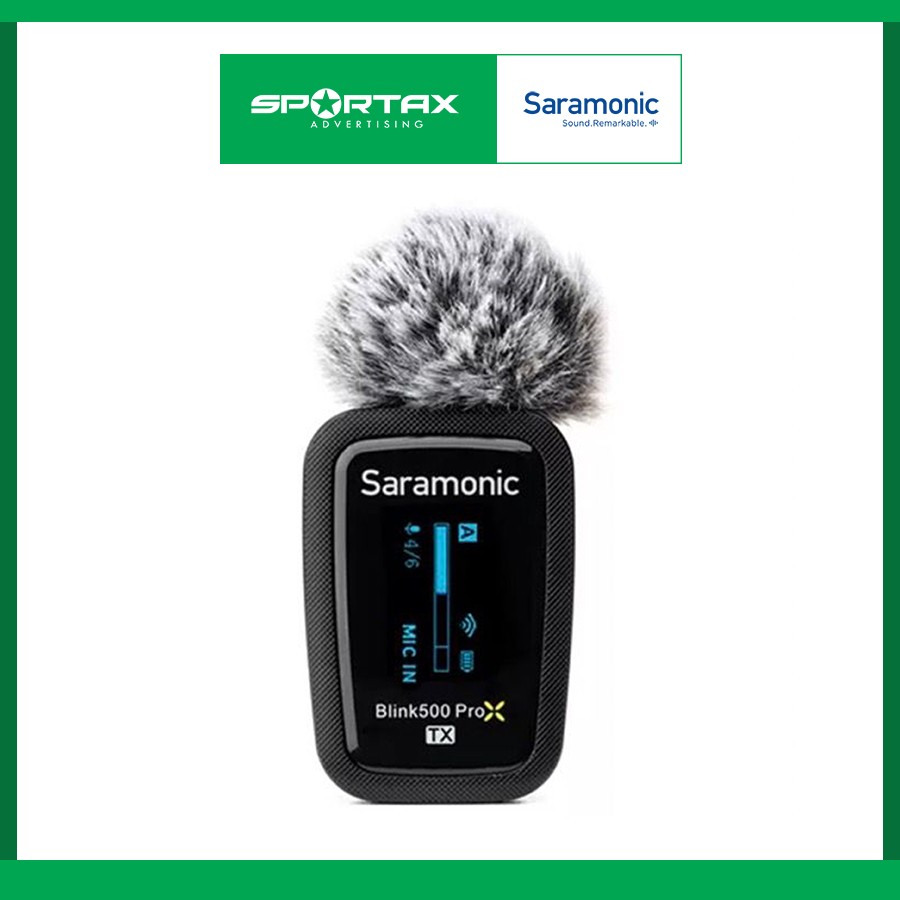 SARAMONIC Blink 500 ProX B2 TX+TX+RX Wireless Microphone - samping