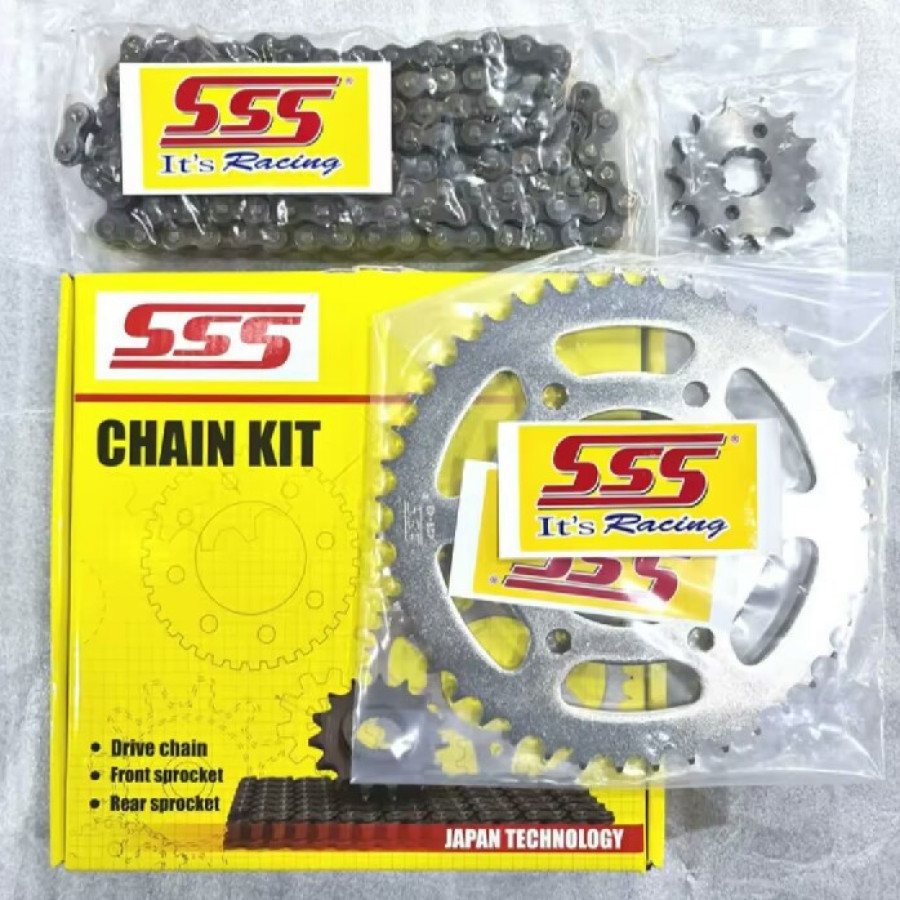 Gear set kawasaki KLX 150 SSS CHAIN KIT - utama