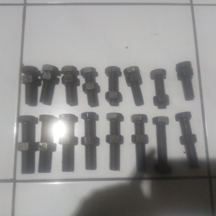 Mur baut baja 1/2 inch x 3 inch