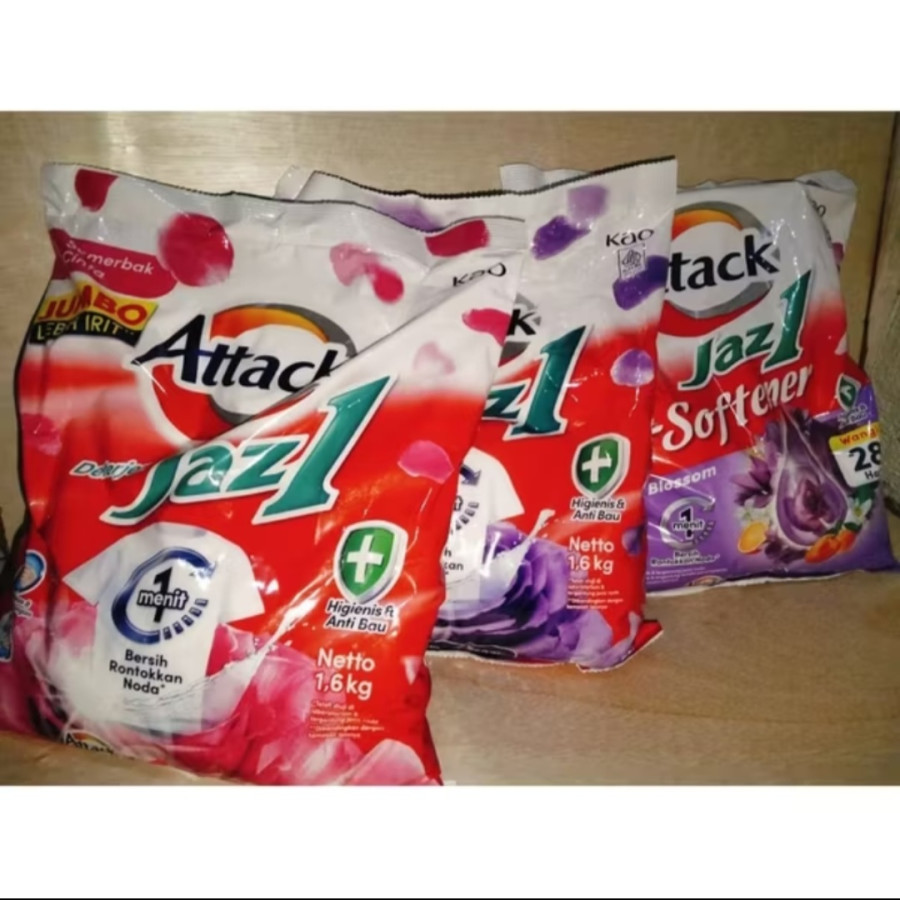 Attack Jez1 detergen 900gr pembersih pakaian - utama