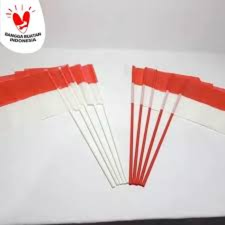 Bendera Merah Putih Kecil ( Pack ) - samping