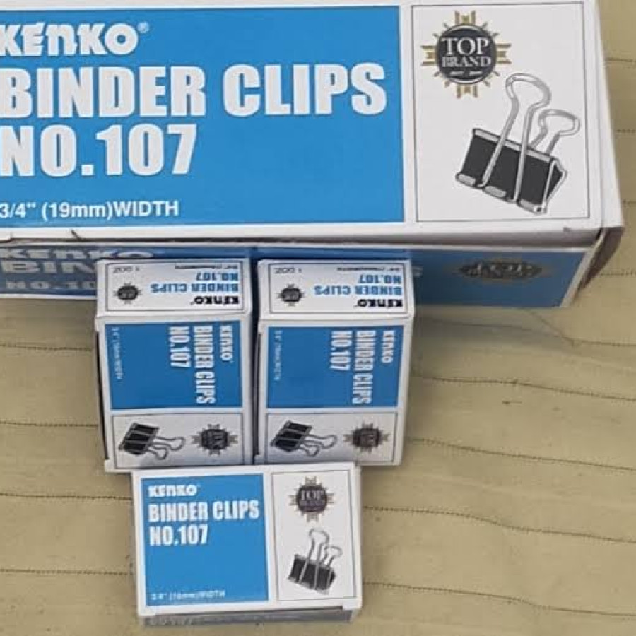 BINDER CLIP 19MM KENKO, DP