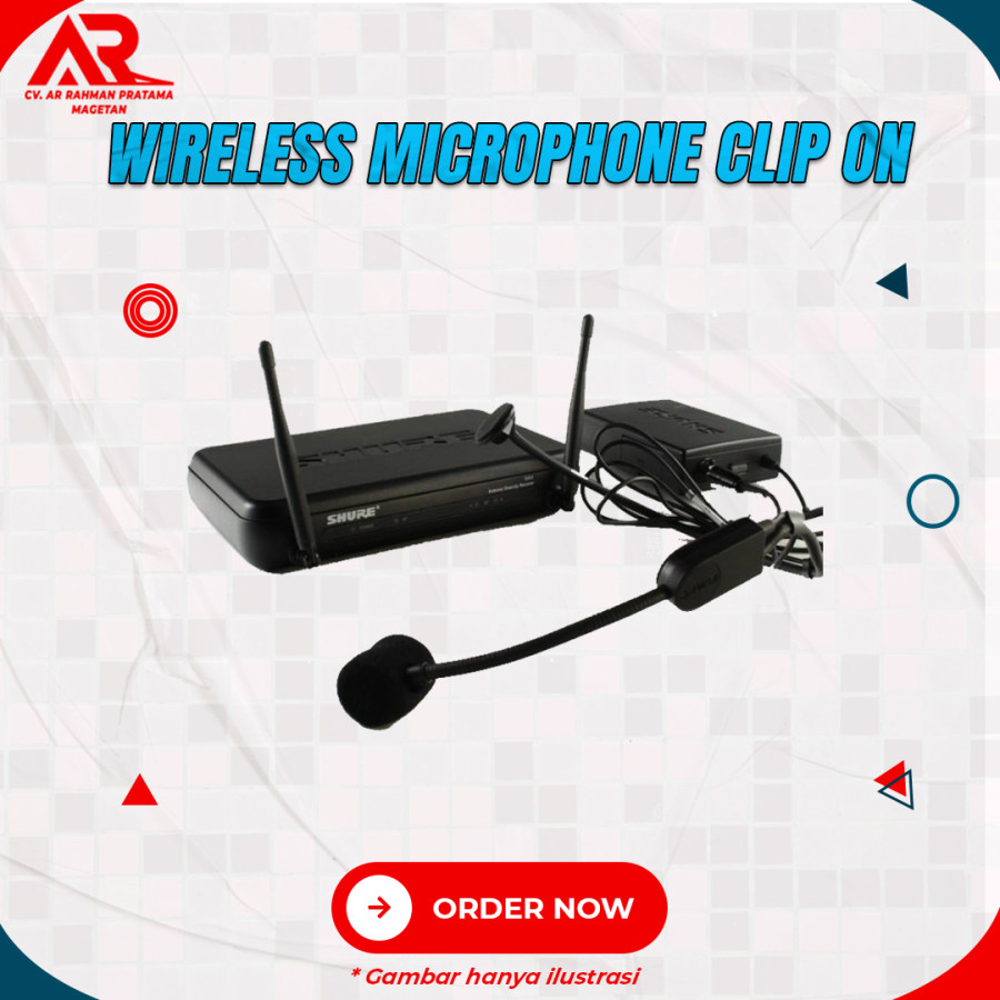 Wireless Microphone Clip On - samping