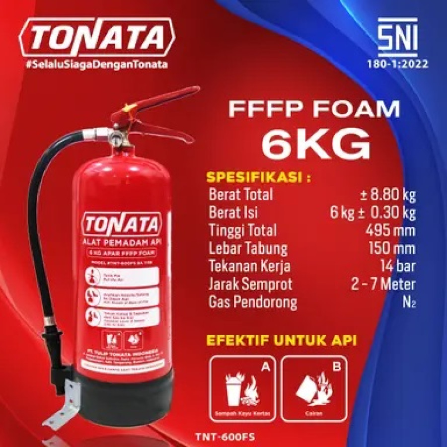 APAR TONATA SNI 6KG FOAM - depan